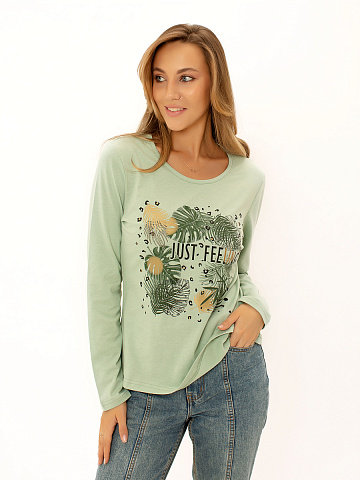 Футболка "Мохито" Светлый Хаки арт. к1257сх